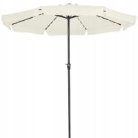 Parasol pochylny kremowy Ø330cm ledowy