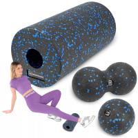 Набор для массажа EPP роликовый мяч DUOBALL 3в1 фитнес CROSFIT