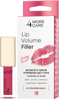 MORE4CARE Lip Volume Filler блеск для губ-сыворотка для увеличения губ juicy pink