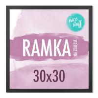 RAMKA 30x30 Ramka na zdjęcia 30x30 Ramki na zdjęcie czarna haft diamentowy