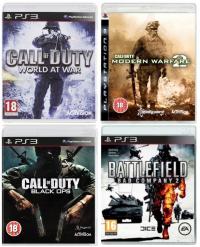 Zestaw Call of Duty + Battlefield PS3 4-GRY