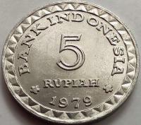 1494 - Indonezja 5 rupii, 1979