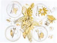 Dekoracje Aloha Liście tropikalne złoty