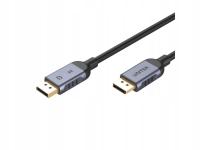Unitek kabel DisplayPort 1.4 8K 60Hz, 4K 240Hz, HDR, HDCP 2.3, DSC 1.2, 2m