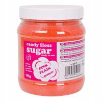 Kolorowy cukier do waty cukrowej różowy wata 1kg