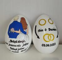 Яйцо Kinder Сюрприз XXL свадебный подарок пара молодая вместо конверта