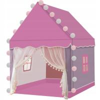 Палатка детский домик замок Дворец для комнаты сада дома светодиодные фонари розы