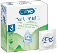 Durex Naturals презервативы тонкие натуральные 3шт