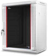 Szafa rack GetFort 19 cali 12U wisząca szara 600x450 mm