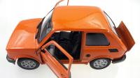 Fiat 126 оранжевый малыш металл WELLY 1:21