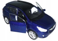 HYUNDAI TUCSON IX 35 MODEL METAL WELLY 1:34 NIEBIESKI