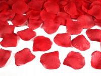 100шт свадьба Валентина Обручение красные конфетти лепестки роз цветы.