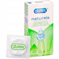 Презервативы Durex NATURALS 10 шт. натуральный тонкий дополнительно увлажненный