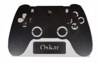 PRZYBORNIK z imieniem Organizer na kredki pad playstation prezent czarny