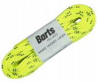 Хоккейные шнурки Barts Pro Laces вощеные 280 см-неоновый желтый