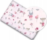 Простыня для детской кроватки 120x60 с эластичным хлопком 100% BABYMAM