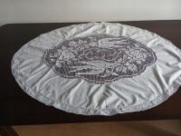 Хлопковая драпировка-колышек 110/85 см. ОВАЛ.