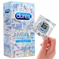 Durex невидимые презервативы тоньше подходят увлажненные классические 10 шт.