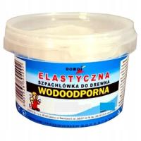 SUPER MOCNA ELASTYCZNA SZPACHLÓWKA DO DREWNA WODOODPORNA 0.5KG HEBAN