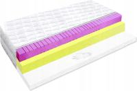 Materac piankowy 90x180 HR visco memory 17cm hypoalergiczny twardość H2 H4