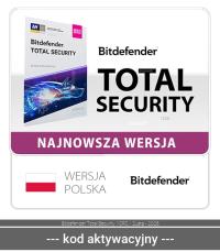 Bitdefender антивирус Bitdefender Total Security 2024 10 ст. / 24 месяца ОУР продление