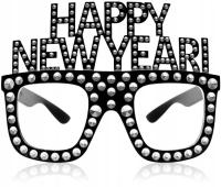 Okulary Diamenty HAPPY NEW YEAR Sylwester Nowy Rok