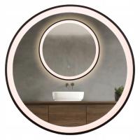 AQUAUNO круглое светодиодное зеркало с подсветкой 60 см изменение цвета