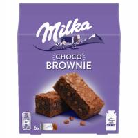 Печенье Milka Choco Brownie, шоколадное печенье 150 г
