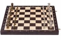 SQUARE-деревянные шахматы KRAKOWSKIE-WENGE METAL
