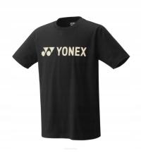 Koszulka tenisowa Yonex Practice Logo czarna r.M