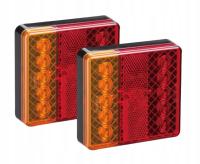 Комплект 2X светодиодный фонарь для прицепа прицепа задний комбинированный омологация