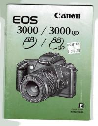 CANON EOS 3000 3000QD 88 88QD INSTRUKCJA