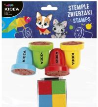 ПЕЧАТЬ ЖИВОТНЫХ БОЛЬШАЯ ПОДУШКА С ЧЕРНИЛАМИ KIDEA