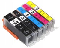 Tusze do Canon PGI-570 CLI-571 CMYK zestaw Zamienniki