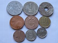 ZESTAW 9 SZTUK MONET RÓŻNYCH KAŻDA INNA !!!!!!! 01