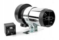 Sprężarka do sygnału dźwiękowego RacePro chrom + czarny 12V