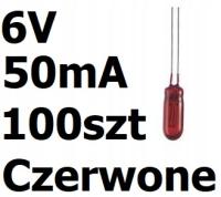 Миниатюрная красная лампа 3x7mm 6V 50ma 100pcs