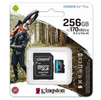 Kingston Karta microSD 256 GB Go Plus 170/90 MB/s