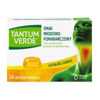 TANTUM Verde 3mg Miodowo-pomarańczowe, 20 pastylek