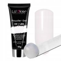 Akrylożel do paznokci Powder Gel POLY La'kier 50ml paznokcie CLEAR