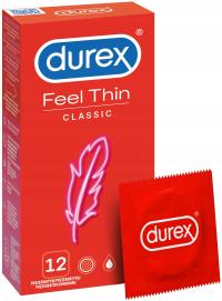 DUREX Feel Thin Classic cienkie prezerwatywy 12szt
