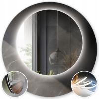 Зеркало освещенное Сид круглое фи 60 ванной комнаты водоустойчивое ИП67