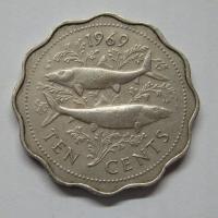 10 Cents, Bahamy, 1969r. X136