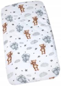 PRZEŚCIERADŁO MUŚLINOWE DO DOSTAWKI 50x83 TEDDY