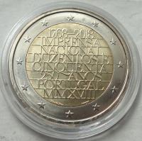 PORTUGALIA - 2 EURO - 2018 - Mennica Narodowa