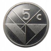 ARUBA 5 CENTS 1989