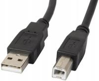 Kabel USB 2.0 Lanberg AM-BM 1,8m czarny