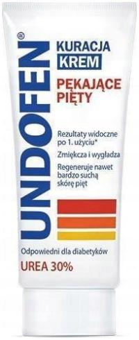 UNDOFEN KURACJA KREM NA PĘKAJĄCE PIETY UREA 30% WYGŁADZA PIĘTY 50 ML