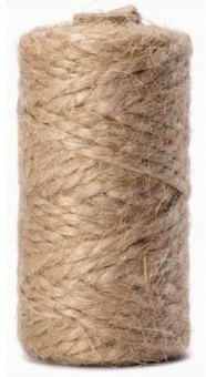 Sznurek jutowy naturalny ozdobny gruby W 4mm x 150m drapak linka