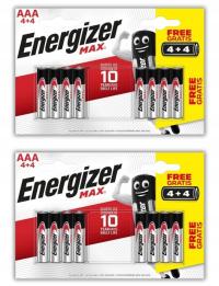 16x bateria alkaliczna Energizer MAX AAA RL03 E92 cienkie paluszki